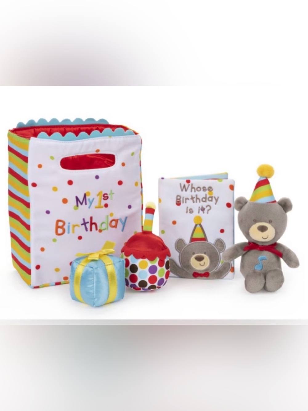 My First GUND Birthday-Themed 5-Piece
Plush Playset